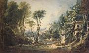 Francois Boucher Desian fro a Stage Set Spain oil painting artist